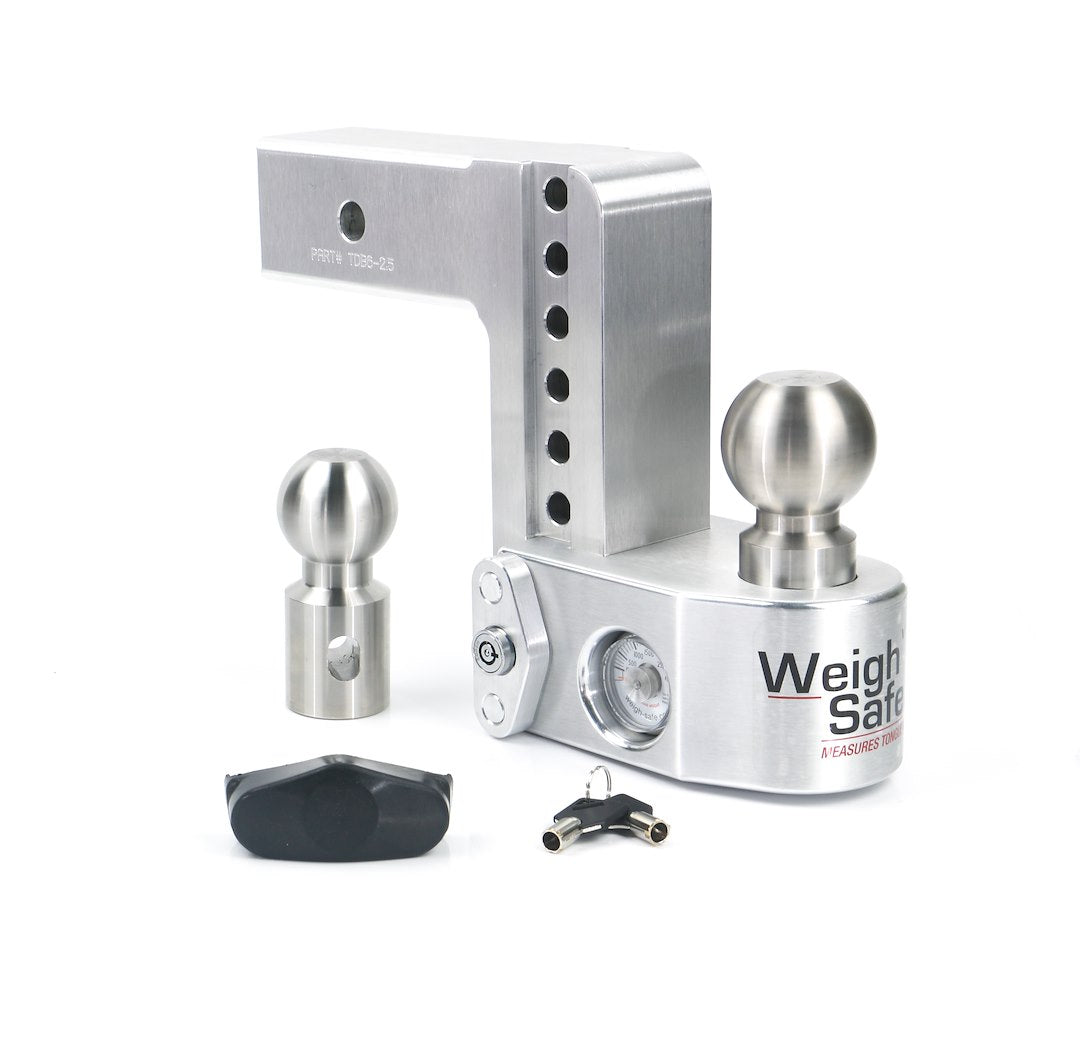 WEIGH SAFE 6INADJ BALLMOUNT 2.5INSHANK [WS6-2.5]