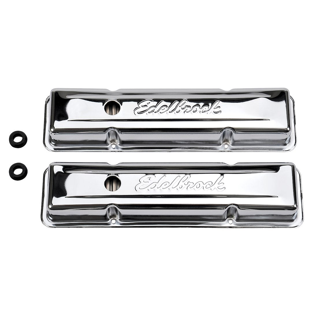EDELBROCK VC LOW CHROME 307-400CHEV [4449]