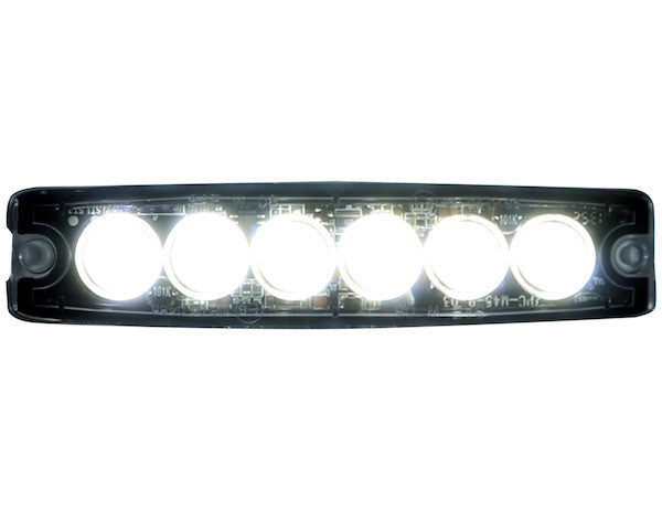 BUYERS PROD LIGHT STROBE 5-1/8IN 6-LED CLEAR [8892201]