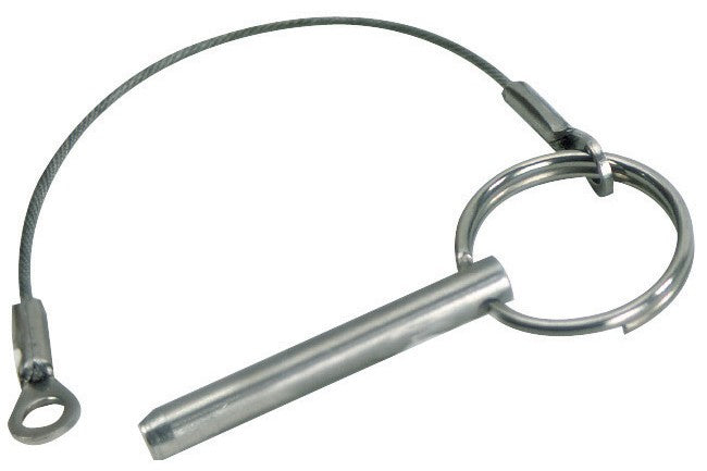 WHITECAP IND S.S. QUICK RELEASE PIN & LANYARD  1 [S-1019C]