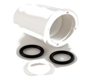 EMPIRE FAUCE SPOUTNUT W/O'RING WH-BULK [SPTNUT-W]