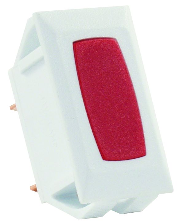 JR Products 12v Ind Lt for Sw  Red/W [12755]