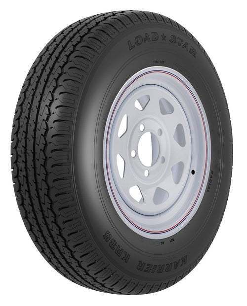 AMERICANA ST205/75R15 C/5H-5.0 SPK WH/ST [31138]