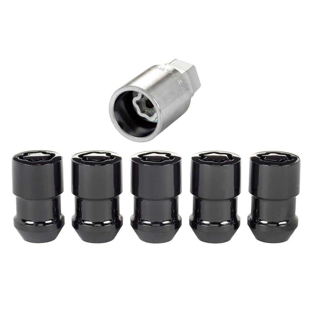 MCGARD 5-LK SET 1/2 CONE BLACK [24548]