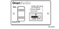 CUMMINS NW ONAN DELUXE REMOTE PANEL [300-4937]