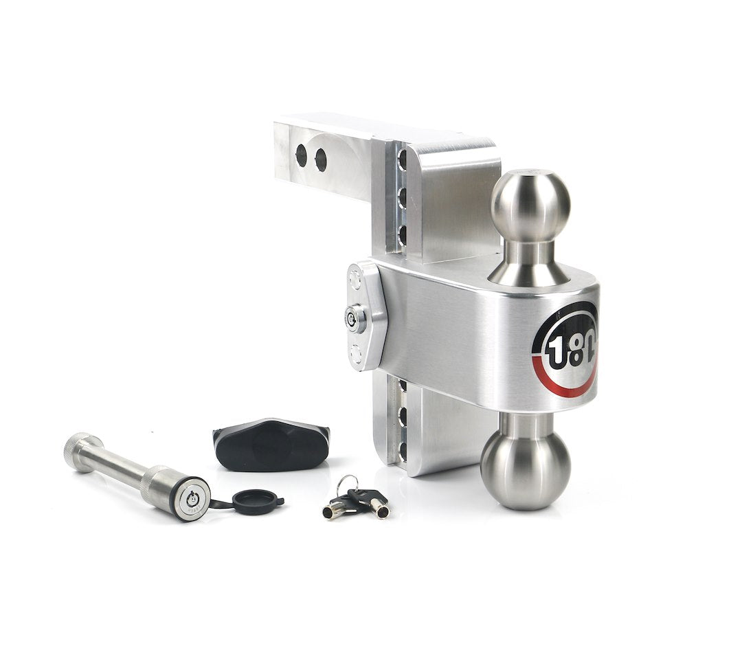 WEIGH SAFE TURNOVER BALL 4' DROP HITCH W/ 2.5' [LTB6-2-KA]