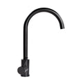 LIPPERT COMP CURVED GOOSENECK FAUCET-BLACK MATTE [2021090601]