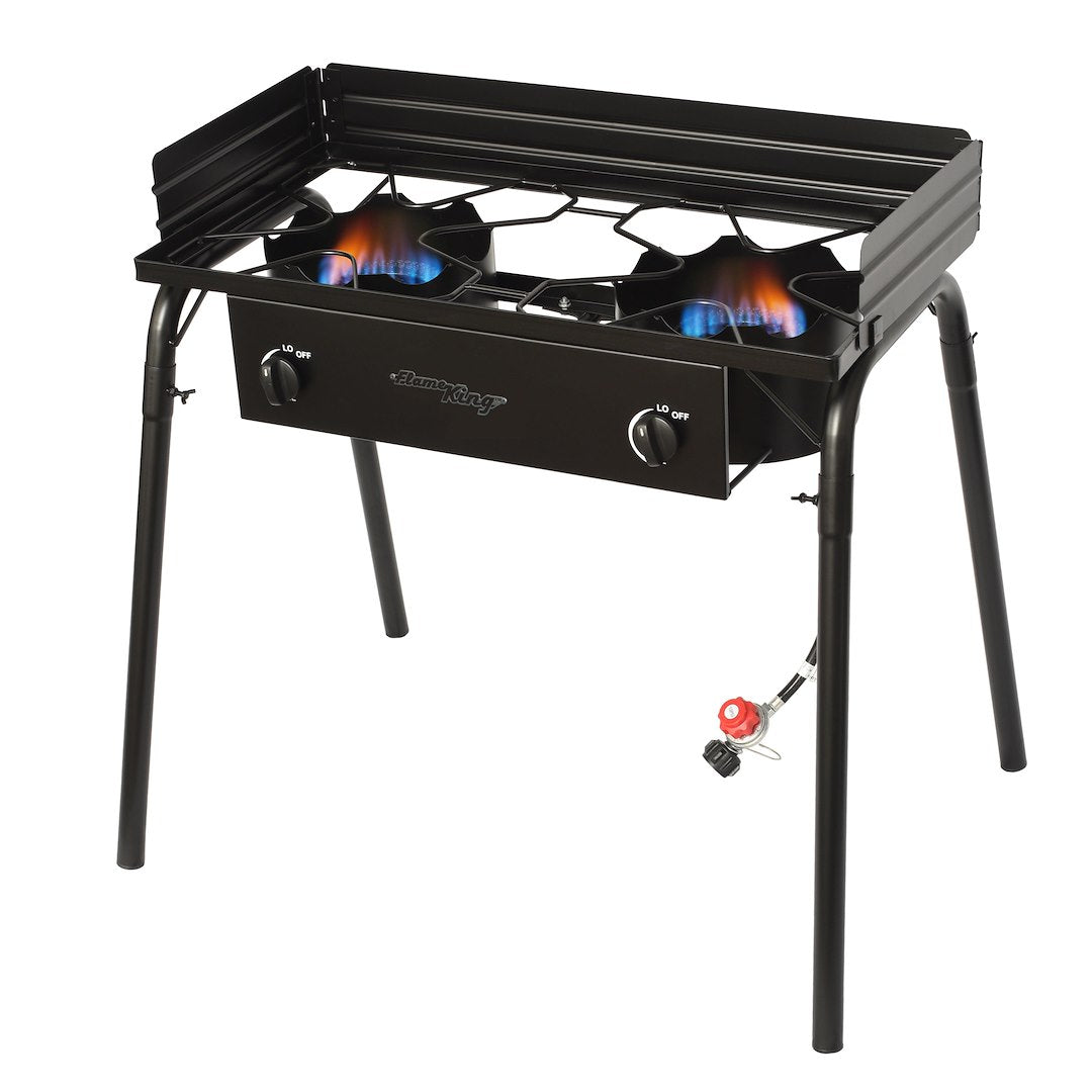 FLAME KING 60K BTU DOUBLE BURNER STOVE [YSN-DB60K]