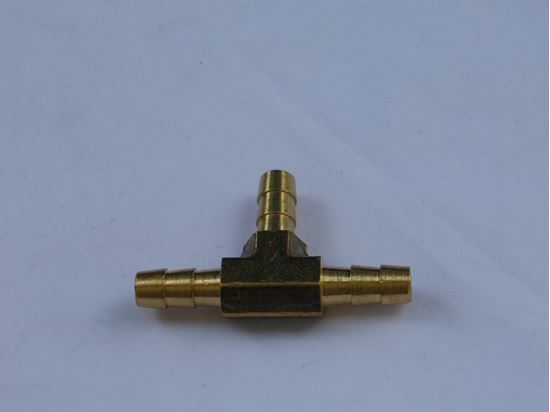 HELIX RACING BRASS BARB/BARB/BARB 'T' 5/16'(8MM) [053-1450]