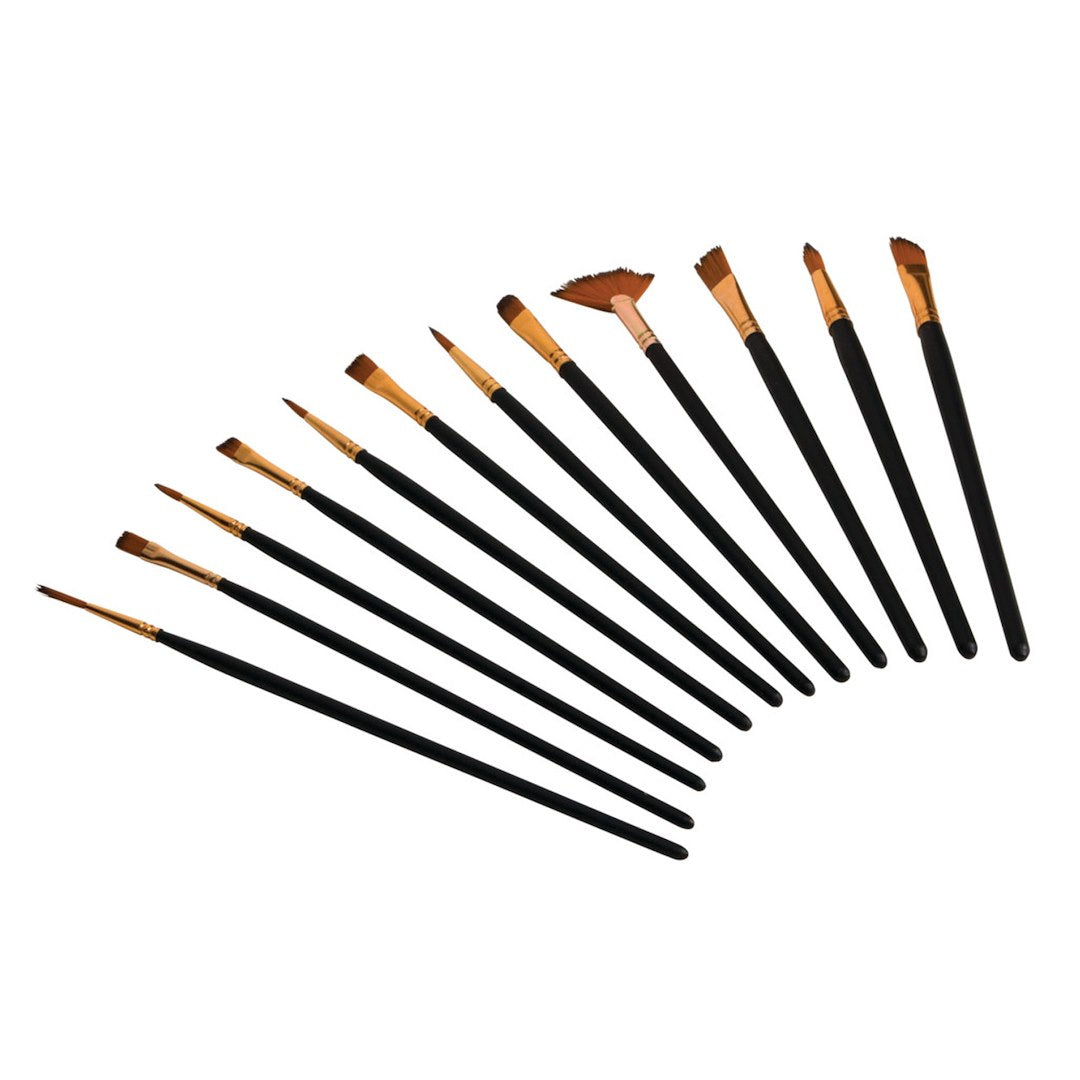 PERFORM TOOL 12PC TOUCHUP BRUSH KIT [W228]