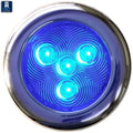 T-H MARINE 3' BLUE LED PUCK LIGHT [LED-51828-DP]