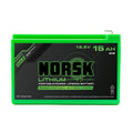 NORSK INC 12.8V-15AH-LIFEPO4-SONAR W/CHARGER [B12015C]