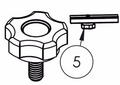 BAK IND BAKFLIP LOCK KNOBS (2) [PARTS-356A0014]