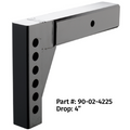 EQUALIZER 2-1/2' RECEIVER L-SHANK 4' DROP/8' [90-02-4225]