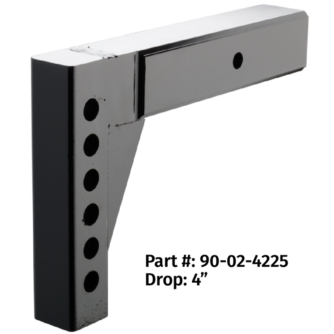 EQUALIZER 2-1/2' RECEIVER L-SHANK 4' DROP/8' [90-02-4225]