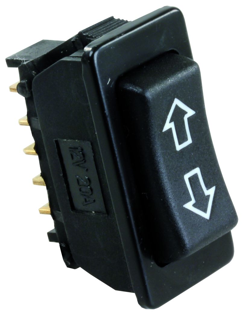 JR Products 12v Furniture Switch  BLK [13955]