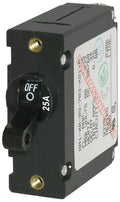 BLUE SEA CIRCUIT BREAKER AA1TOGGLE 25A BLK [7216-BSS]
