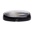 ARCON LED  BW OVL PRCH LITE W/SW BLK-CLR [20681]