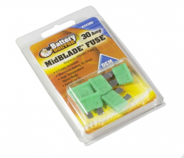 WIRTHCO MID BLADE FUSE-30 AMP [24380]