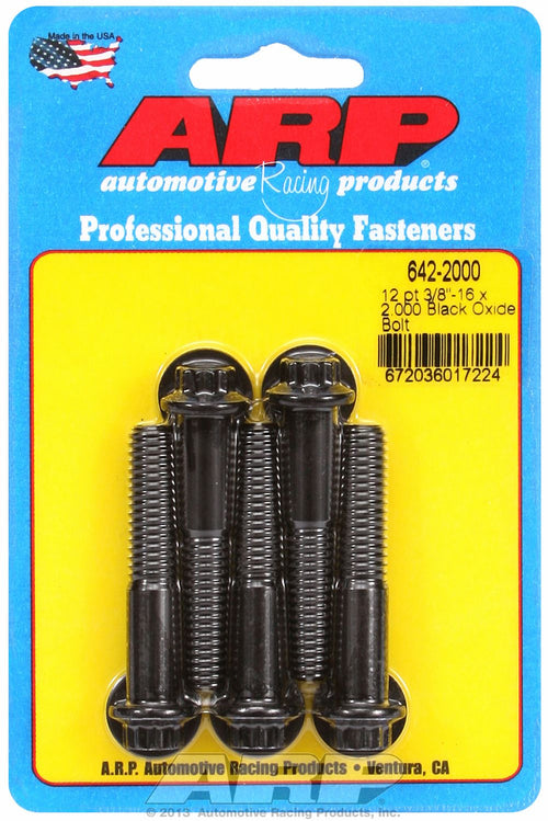 ARP 3/8'-16 X 2.000 12PT BLK [642-2000]