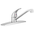DURA FAUCET SINGLE LEVER RV KITCHEN FAUCET - BR [DF-NMK600-SN]