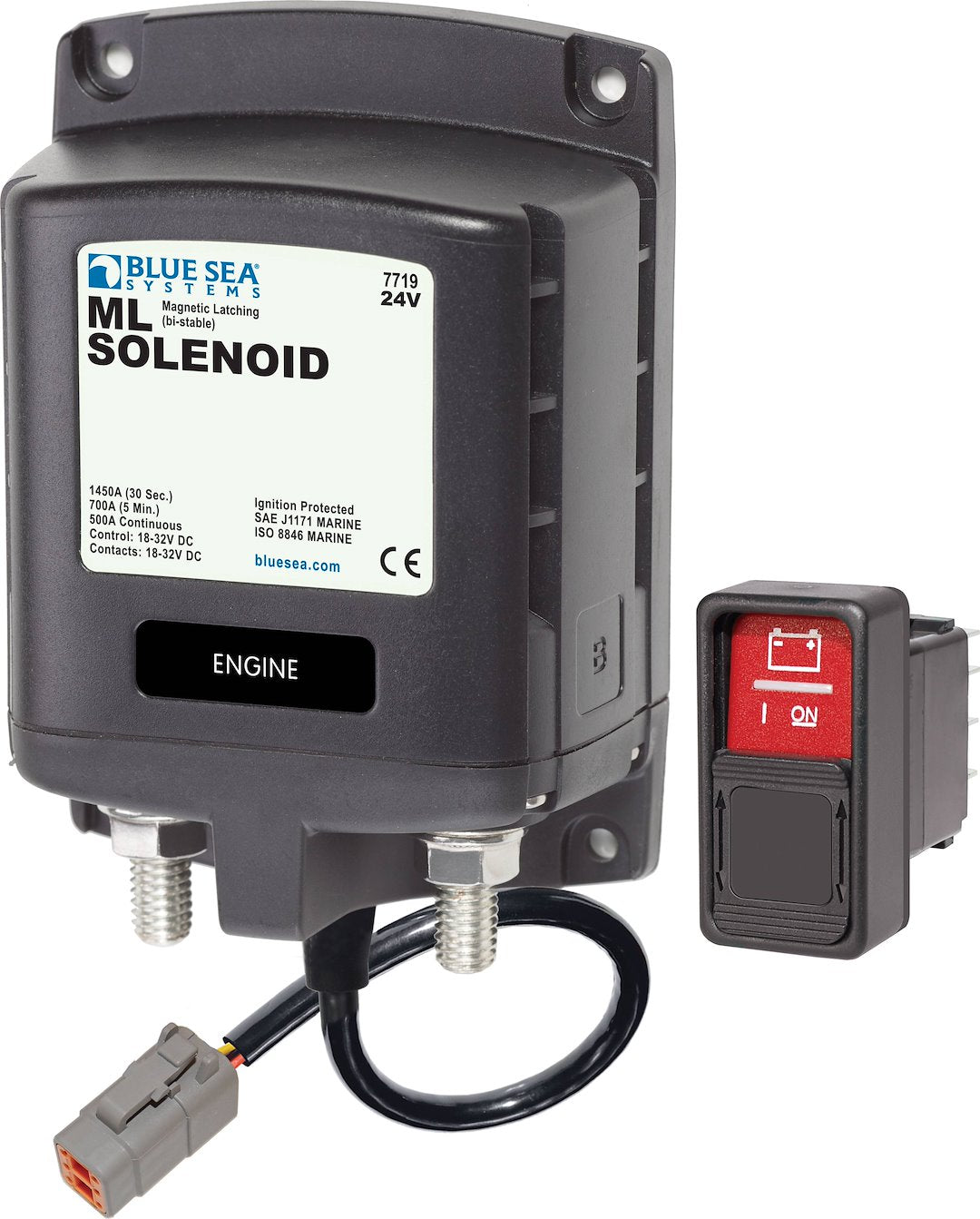 BLUE SEA SOLENOID ML 24V DTM [7719100-BSS]