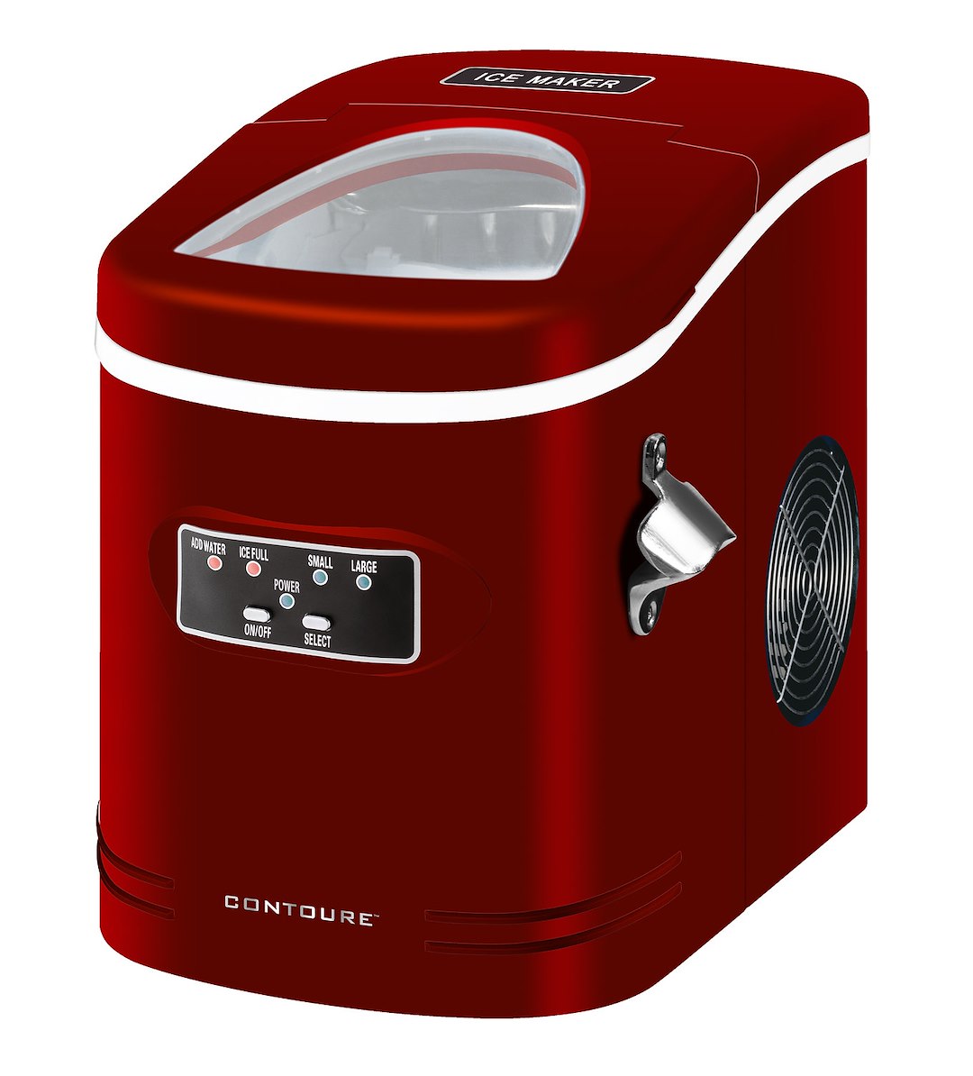 NAT.QUALITY PORTABLE ICE MAKER  RED [RV-130R]