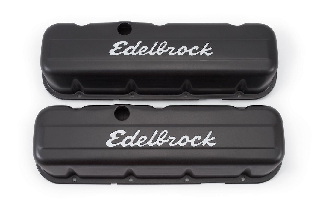 EDELBROCK V/C TALL BBC BLACK [4683]