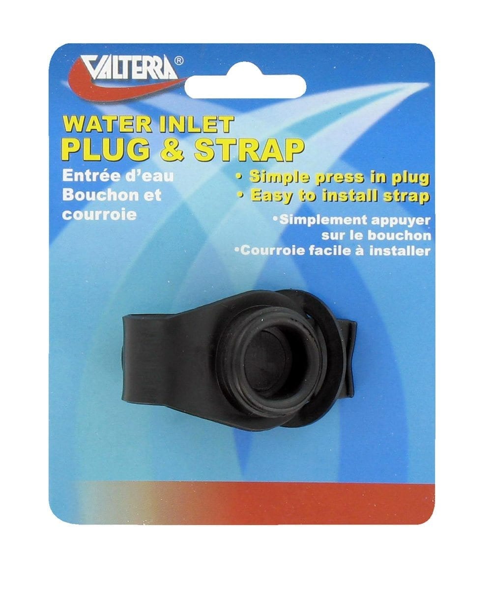 VALTERRA LLC PLUG 3/4' W/STRAP BLK CD [A0170SBKVP]