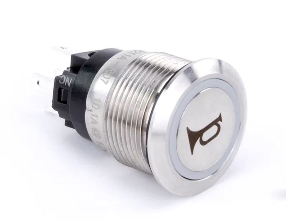 SIERRAMARINE PUSH BUTTON HORN SWITCH  RED HALO [AV10050R]