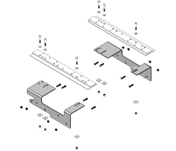 DEMCO FRAME BRACKET F/2019 CHEVY/GMC 1500 [8553019]