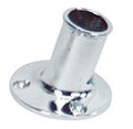 WHITECAP IND C.P. BRASS FLAGPOLE SOCKET  3/4' [S-5001C]