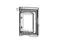 NORCOLD DOOR  UPPER [623816]