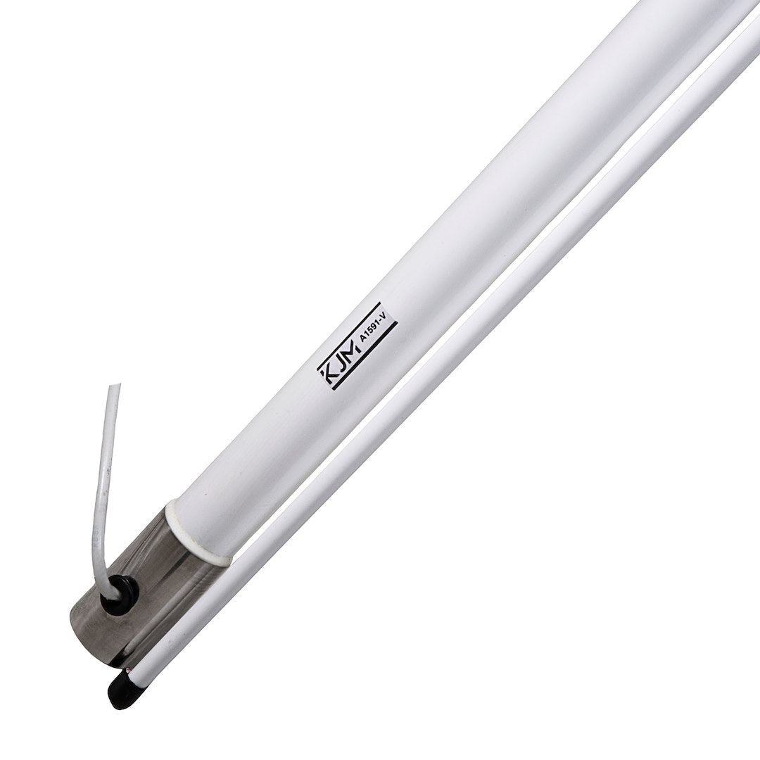 KJM MARINE VHF ANTENNA  15.2 FOOT  WHT [A1591-V]