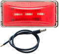 OPTRONICS LED MARK LIGHT MINI CHROME;RED [MCL91RB]