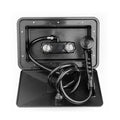 DURA FAUCET EXTERIOR SHW BOX KITBLACK [DF-SA170-BK]