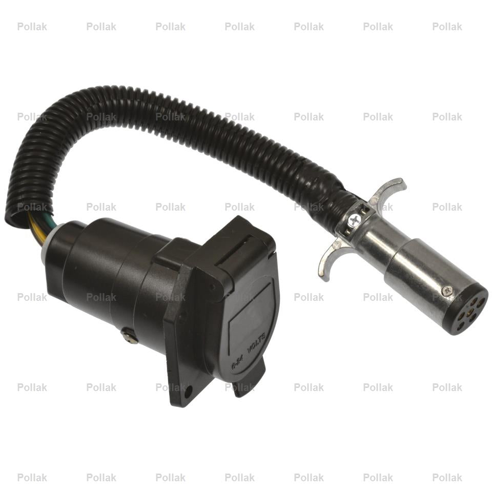 POLLAK 6 POLE ROUND TO 7 WAY BLADE TRAILER [6P-104V]