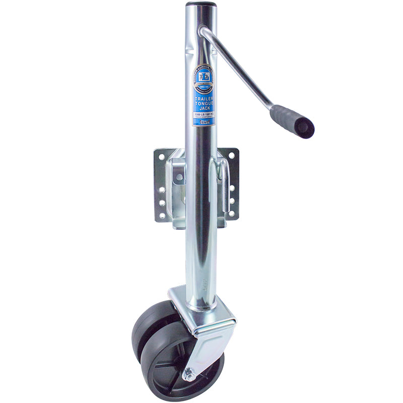 DUTTON 1500 LB DUAL WHEEL SWIVEL JACK [22580]