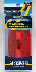 OPTRONICS M/C; OVAL;WHT BASE; RED [MC32RS]