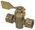 MOELLER 1/4 FNPT M/F BRASS SHUT-OFF [033300-10]