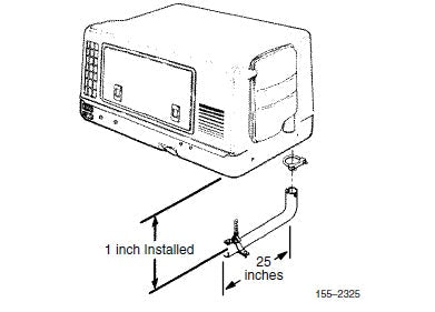 CUMMINS NW ONAN EXHAUST TUBE KIT [155-2325]