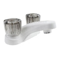 DURA FAUCET LAV  W/SMOKED  SWHITE [DF-PL700S-WT]