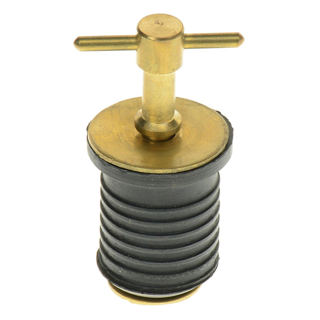 T-H MARINE TWIST DRAIN PLUG 1' BRASS [BE-PL-54844-DP]