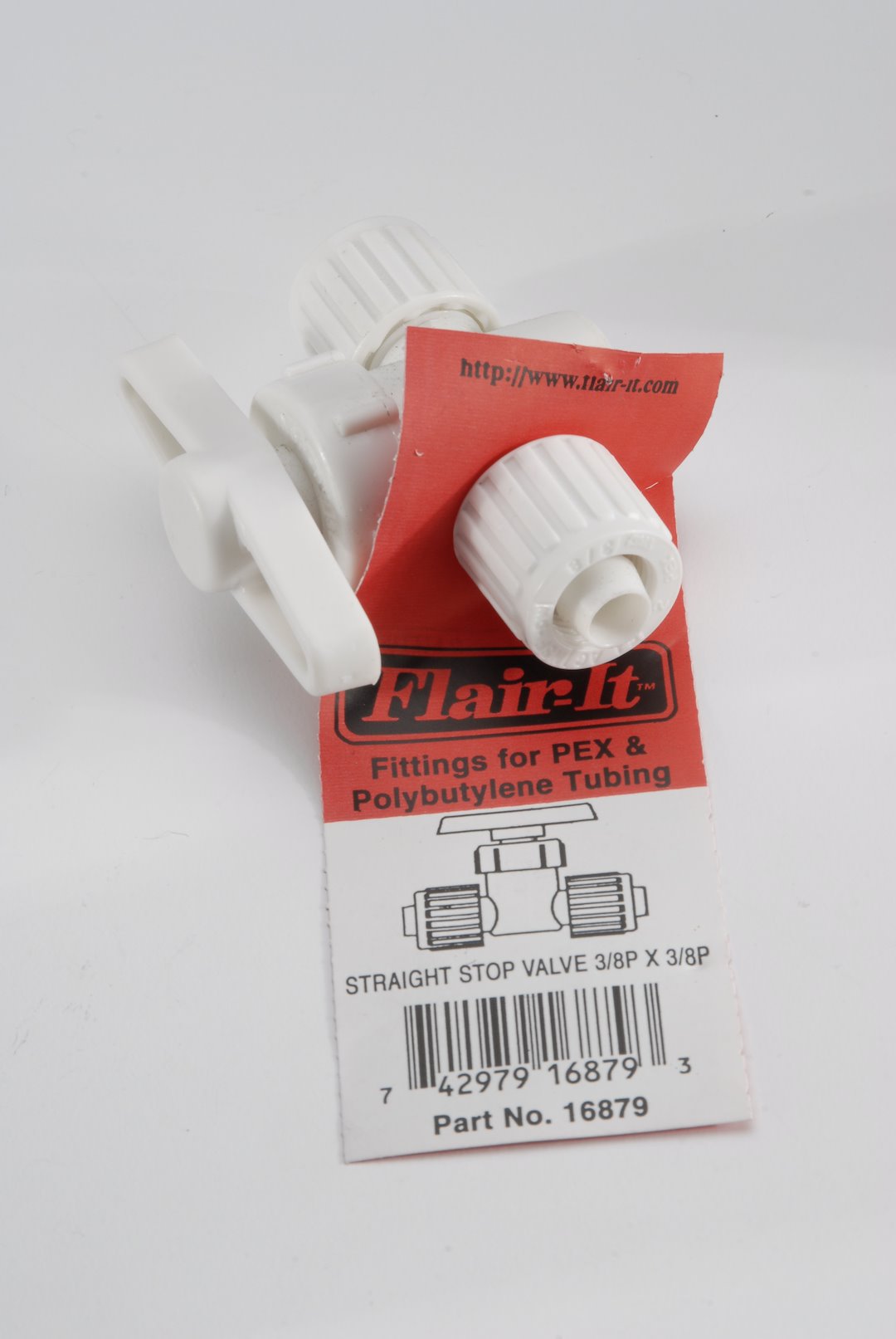 ELKHART SUPP 1PC 3/8 X 3/8 STG. VALVE [16879]