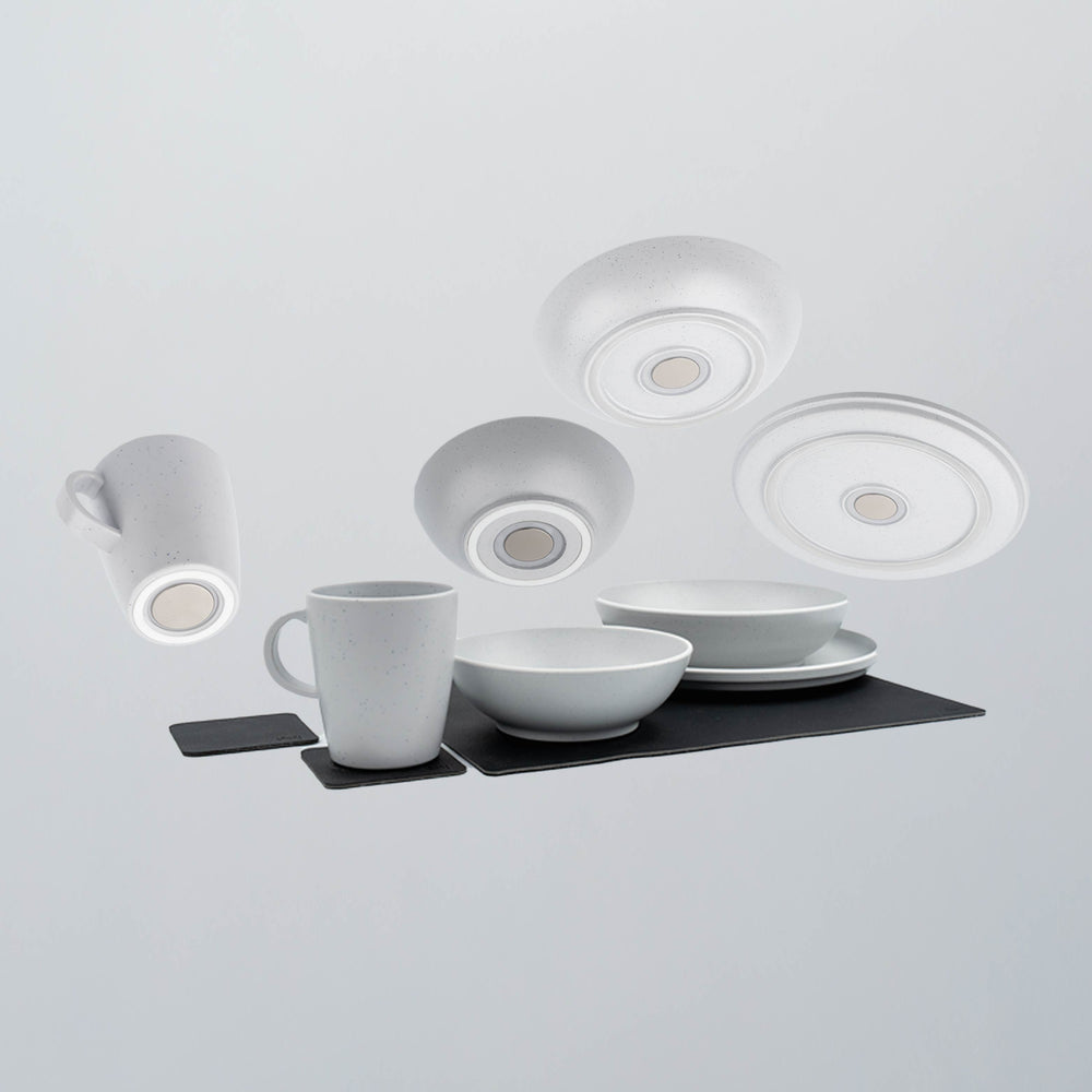 SILWY MAGNET TABLEWARE SET WHITE [SYBR-KGS-11-LG]