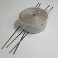 Helix Racing 2' X 25 FT.TAN Exhaust Wrap Kit W/ [525-2004]