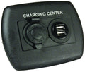 JR Products USB Chargng CNTR  Black [15095]
