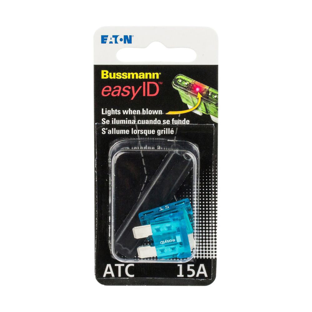BUSSMANN 2PK BP/ATC15 EASY ID FUSE [BP/ATC-15ID]