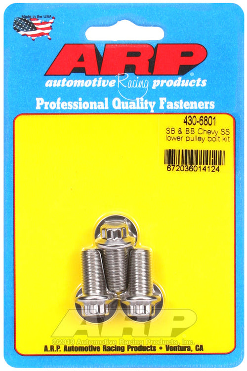 ARP LWR PULLEY BOLT KIT [430-6801]
