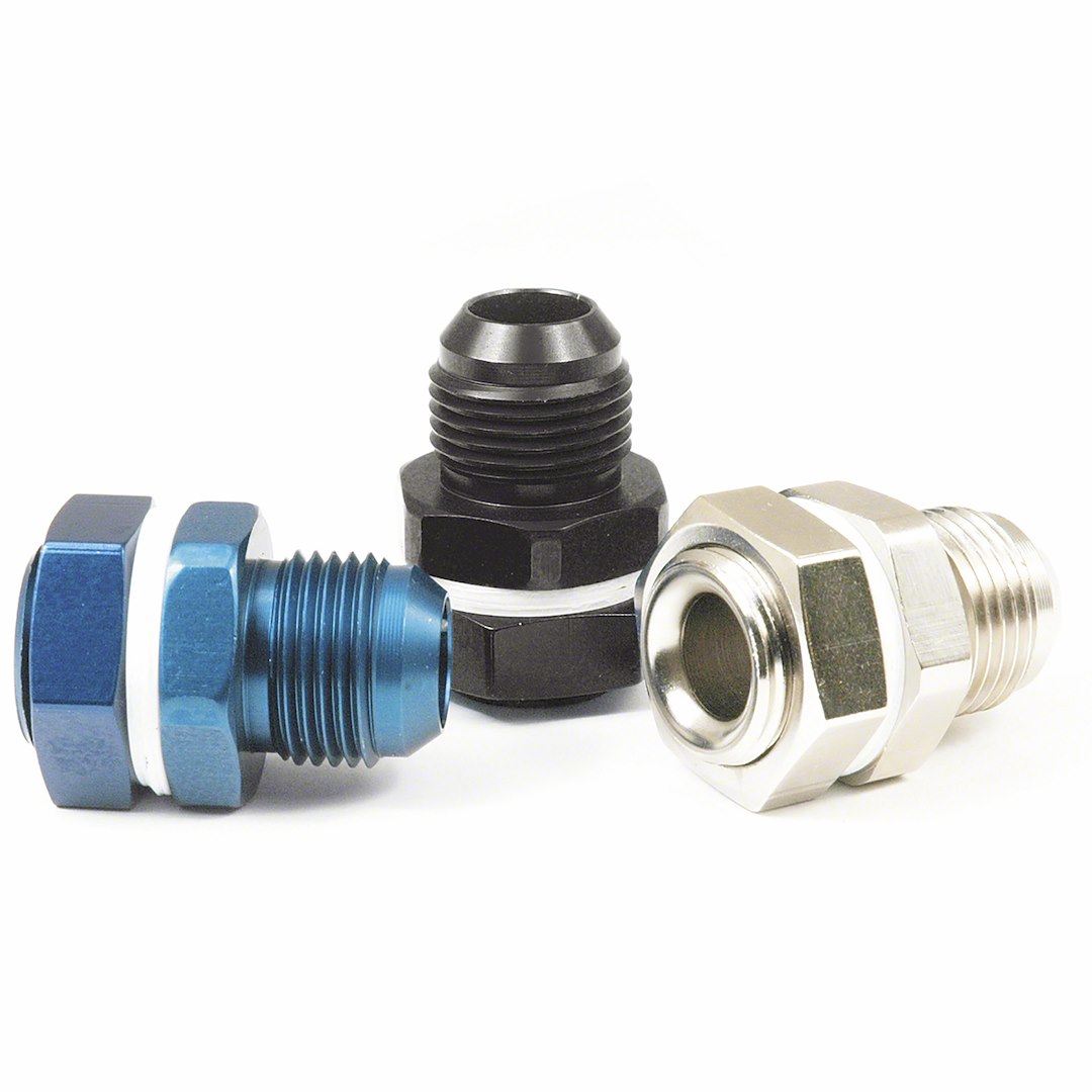 SPEEDFX -12AN BLK FUEL CELL BULKHEAD [579012BK]